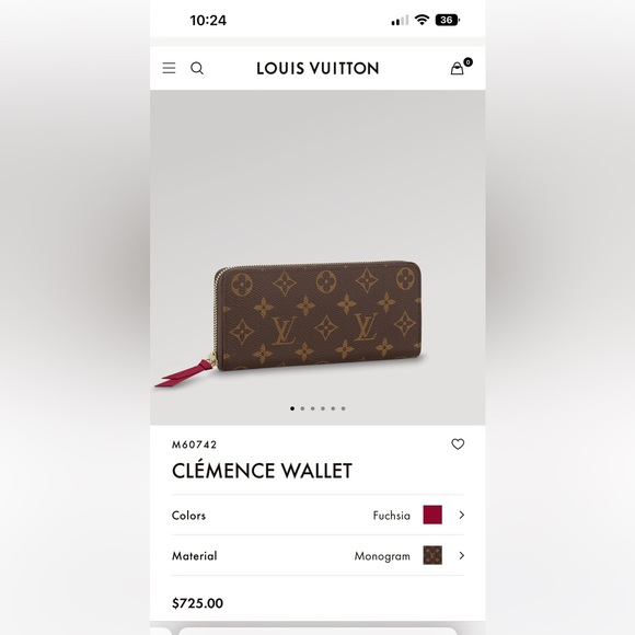 LV Clemence Wallet - Picture 12 of 12